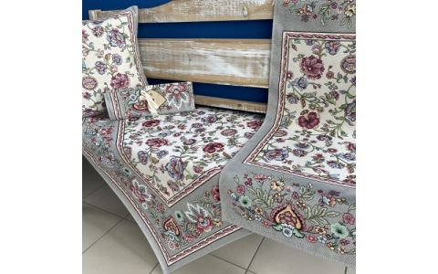 Gobelínový obrus Eden 1057 GR - 100 x 100 cm
