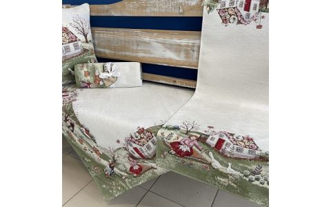 Gobelínový obrus Chenille 1177 - 100 x 100 cm Gobelínový obrus Chenille 1177 - 100 x 100 cm