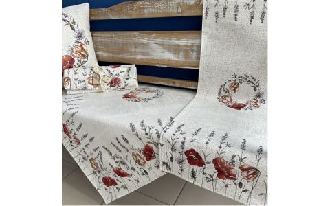 Gobelínový obrus Chenille 1298RK - 40 x 100 cm Gobelínový obrus Chenille 1298RK - 40 x 100 cm