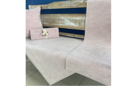 Gobelínový obrus Chenille Plain ružový - 120 x 140 cm Gobelínový obrus Chenille Plain ružový - 120 x 140 cm