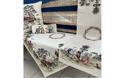 Gobelínový obrus Eden 1228 NA - 100 x 100 cm Gobelínový obrus Eden 1228 NA - 100 x 100 cm