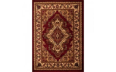 Koberec Medailon 6985A červeno-krémový - 0.60 x 0.40 m