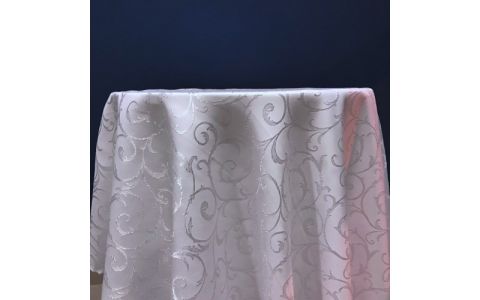 Obrus exclusiv teflonový 17/1 biely - Ovál 140 x 240 cm