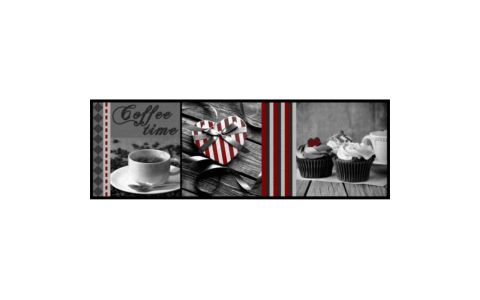 Rohož Cook&amp;Wash coffee time sivá