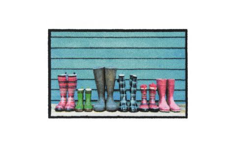 Rohož Inspiration boots blue 910 - 0.75 x 0.50 m Rohož Inspiration boots blue 910 - 0.75 x 0.50 m