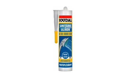Soudal sanitárny silikón biely 280ml Soudal sanitárny silikón biely 280ml