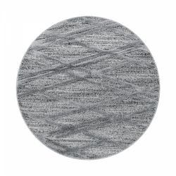 Kusový koberec Pisa kruh 4706 sivá - 0.80 x 0.80 m