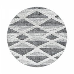 Kusový koberec Pisa kruh 4709 sivá - 1.60 x 1.60 m