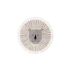 Kusový koberec Momo kruh 6544 sivá - 1.20 x 1.20 m