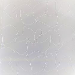 Obrus damaškový teflonový Ž-13 biely - 120 x 160 cm