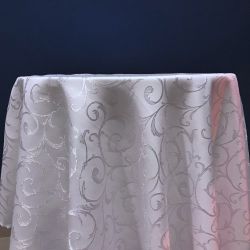 Obrus exclusiv teflonový 17/1 biely - Ovál 40 x 30 cm