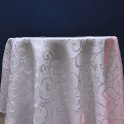 Obrus exclusiv teflonový 17/1 biely -  45 x 90 cm